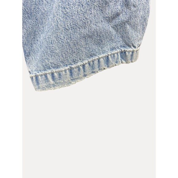Guess Jeans Women's Vintage Denim Overalls Light Wash Adjustable Straps Button - Picture 13 of 14
